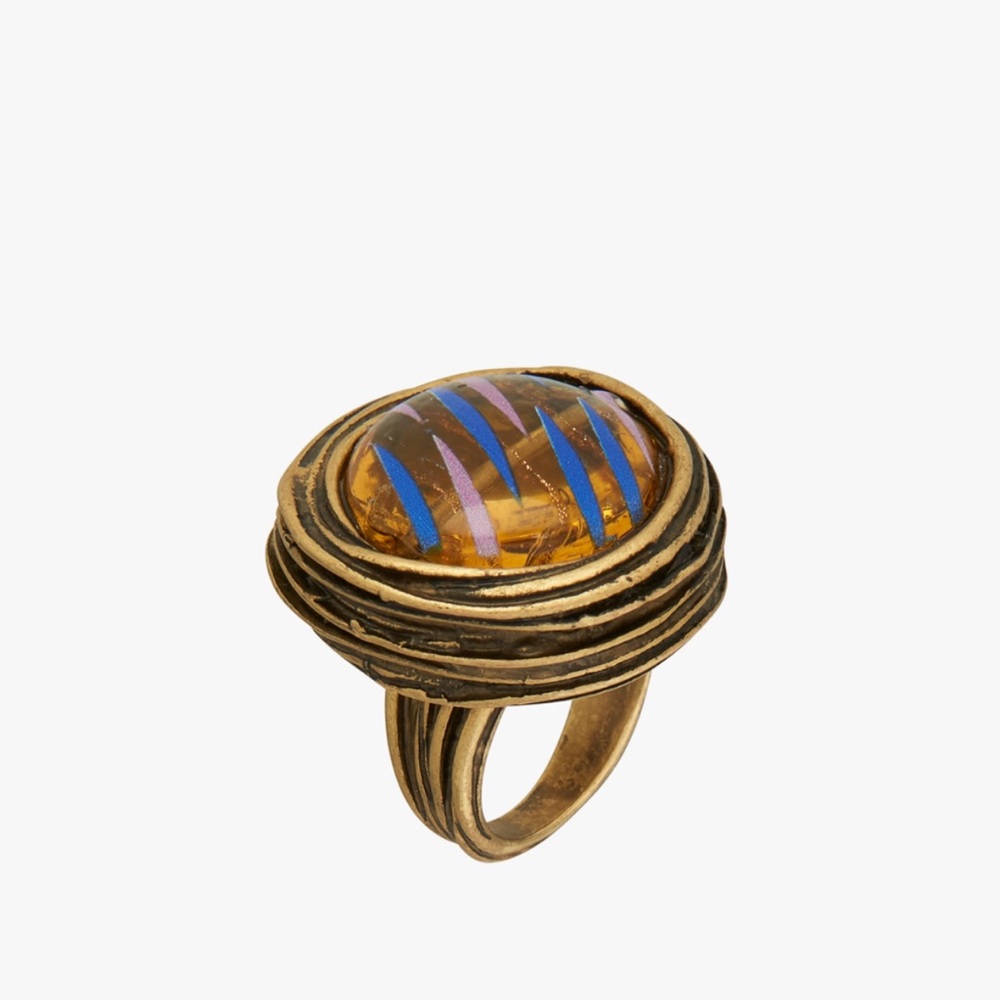 Zara Antique glass ring